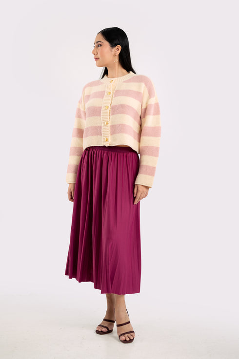 GS Holiday 2024: Crystal Pleated Skirt (022525)