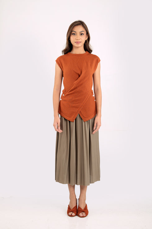 GS Holiday 2024: Crystal Pleated Skirt (022525)