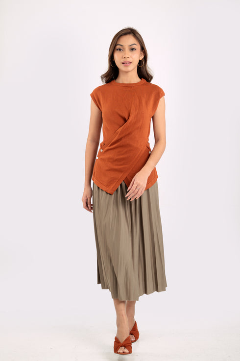GS Holiday 2024: Crystal Pleated Skirt (022525)