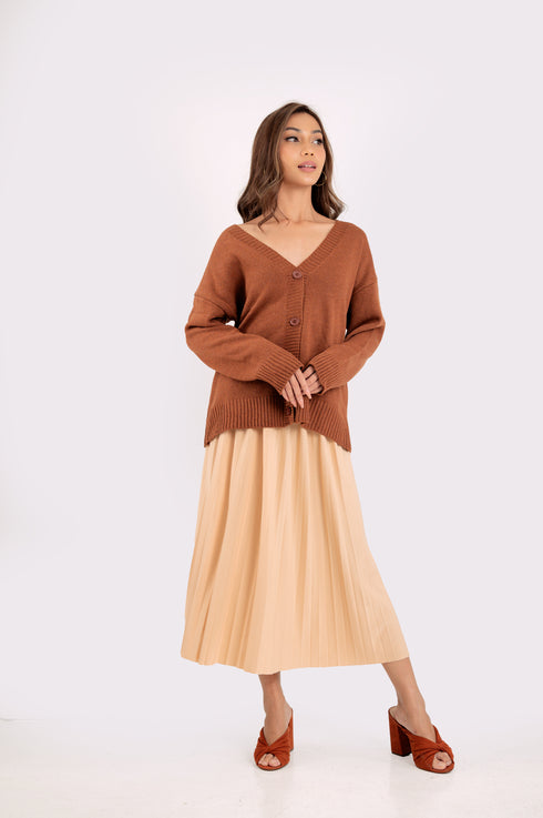 GS Basics 2025: Shine Knitted Cardigan