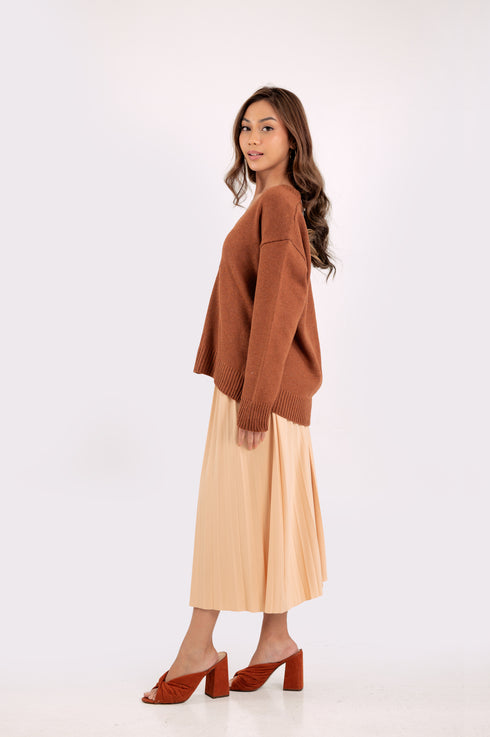 GS Holiday 2024: Crystal Pleated Skirt (022525)