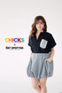CHICKS x GS: Soledad Linen Black Top