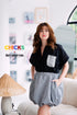 CHICKS x GS: Soledad Linen Black Top