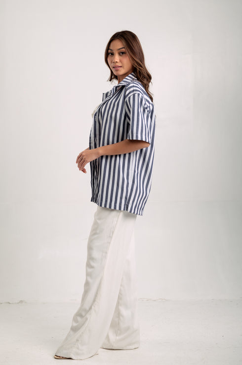 FOR MEN: Beni Button-down Linen Shirt