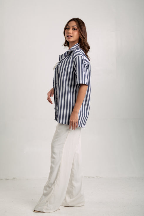 FOR MEN: Beni Button-down Linen Shirt