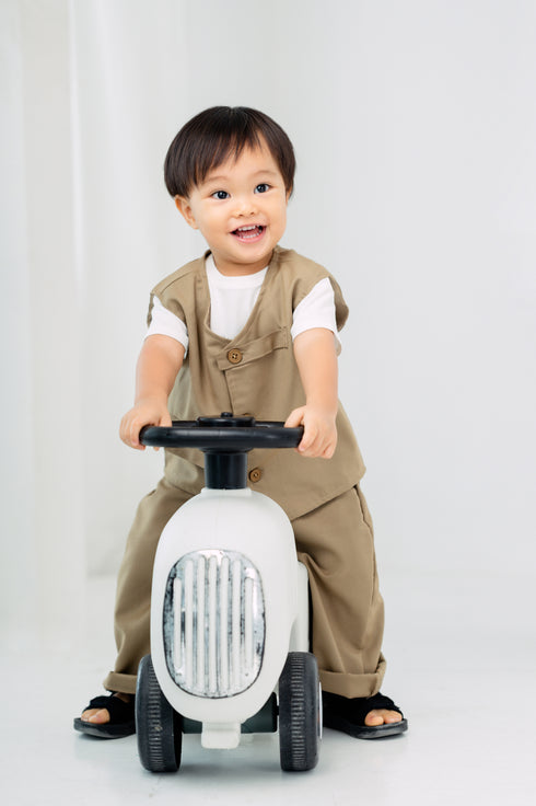 Grey by GS Col 1: Hiroshima Vest and Pants Set