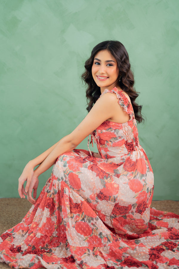 Pre-Holiday: Lebelia Floral Maxi Dress