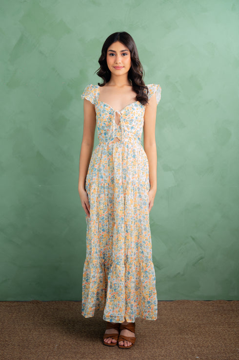 Pre-Holiday: Bush Floral Maxi Dress