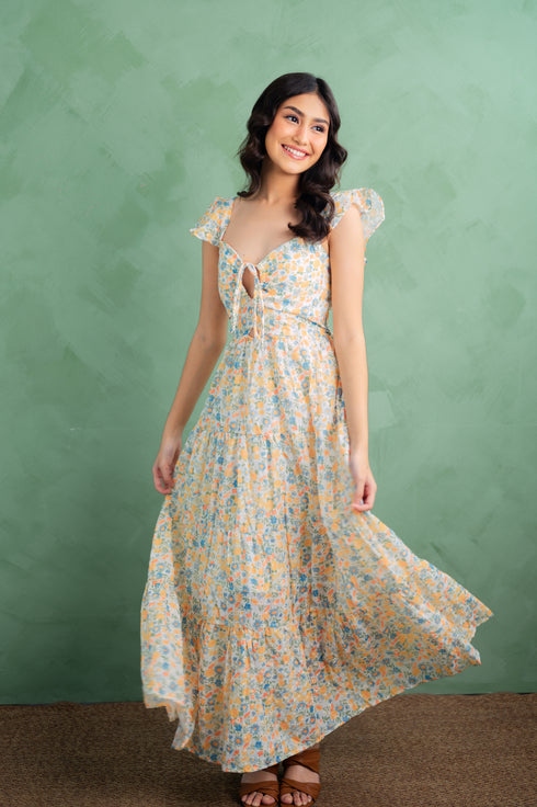 Pre-Holiday: Bush Floral Maxi Dress