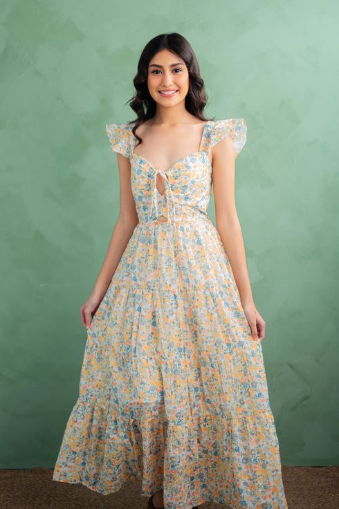 Pre-Holiday: Bush Floral Maxi Dress