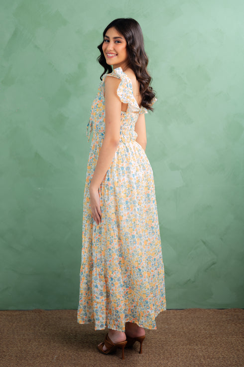 Pre-Holiday: Bush Floral Maxi Dress