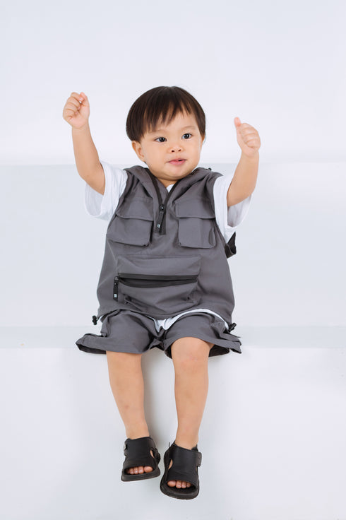 Grey by GS Col 1: Kansai Three Piece Set