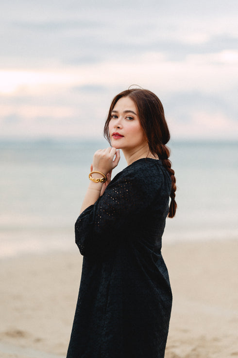 Bela Padilla x Get Spotted: Stella Eyelet Mini Dress