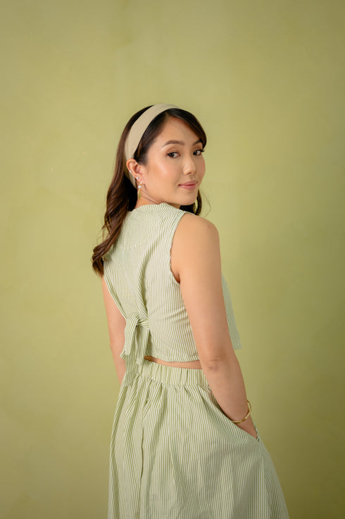 Linen Collection: Kaira Vest and Skirt Set