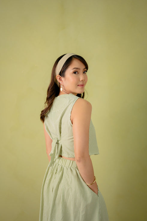 Linen Collection: Kaira Vest and Skirt Set