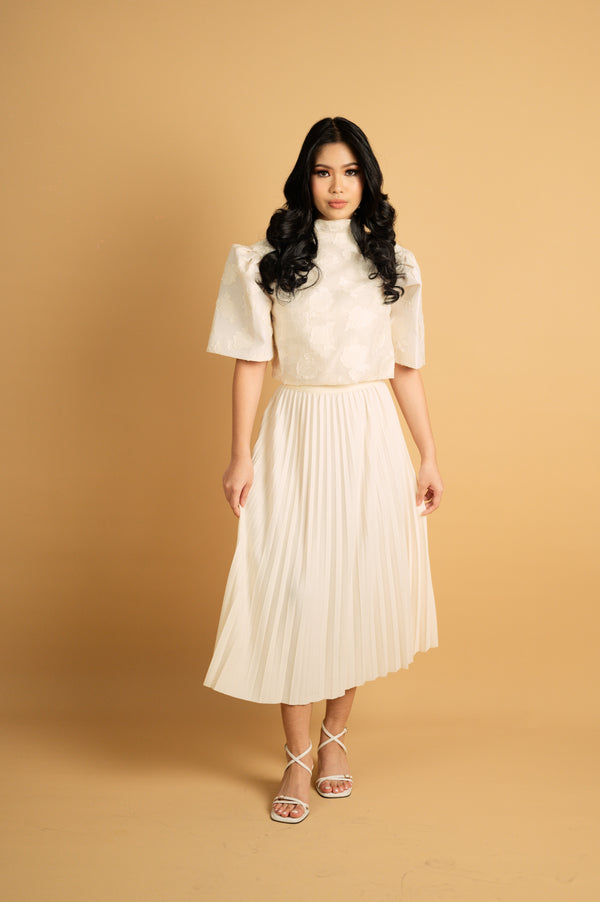 GS Holiday 2024: Crystal Pleated Skirt