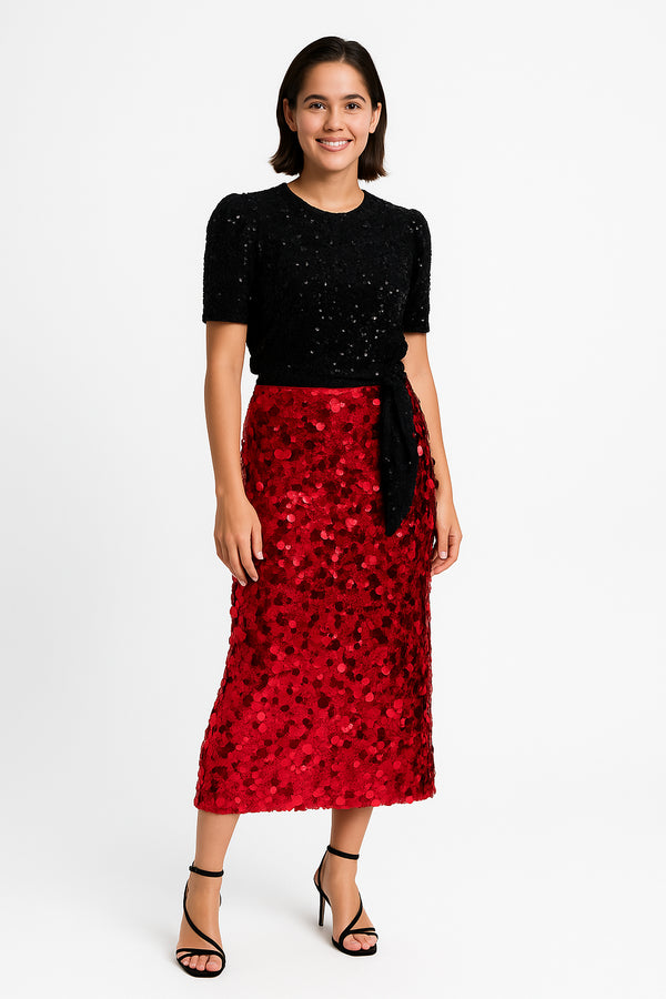 GS Holiday II 2025: Ilan Sequin Skirt