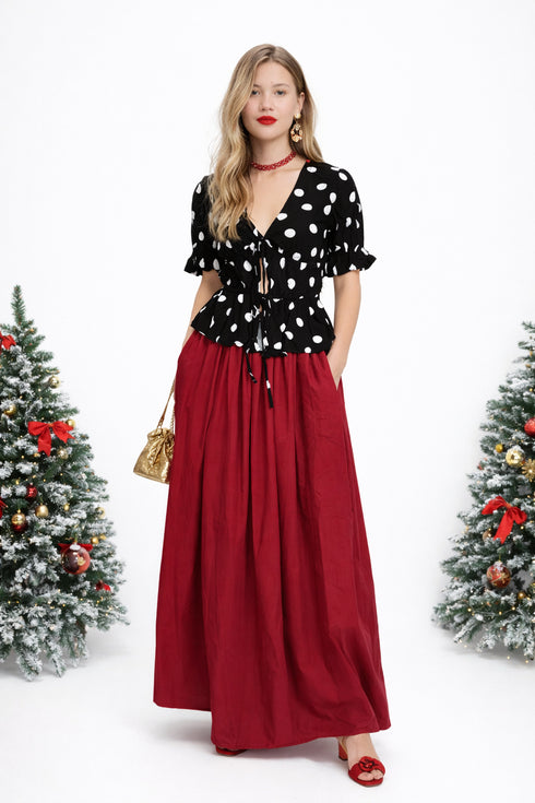 GS Holiday II 2025: Jennie Polka Top