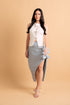Cocktail: Jisoo Luxurious Skirt in Grey
