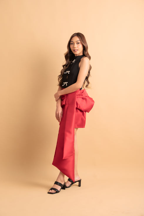 Cocktail: Seri Luxurious Skirt in Red