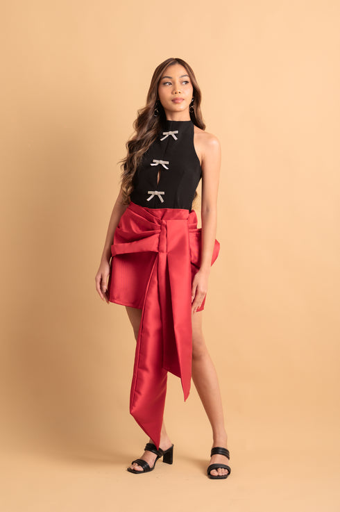 Cocktail: Seri Luxurious Skirt in Red