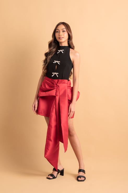 Cocktail: Seri Luxurious Skirt in Red