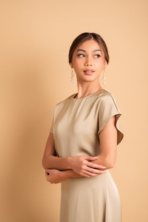 Cocktail: Novie Silk Dress