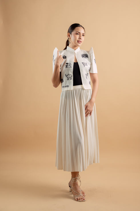 EMGEE by Get Spotted: Modern Filipiniana Luna Bolero for Little GIrls (082525)