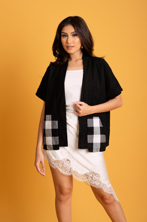 MNL EMGEE by Get Spotted: Veronica Eyelet Fabric with Hablon Accent