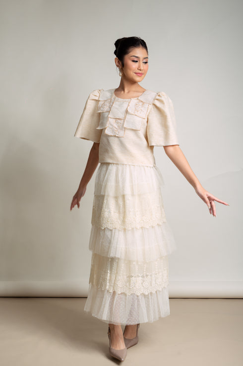 EMGEE by Get Spotted: Leonor Filipiniana Top with National Heroes Embroidery