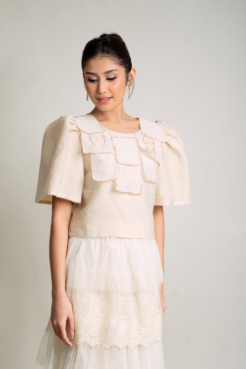 EMGEE by Get Spotted: Leonor Filipiniana Top with National Heroes Embroidery