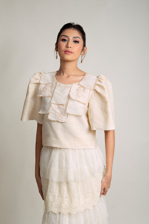 EMGEE by Get Spotted: Leonor Filipiniana Top with National Heroes Embroidery