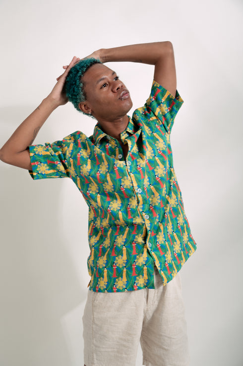 EMGEE by Get Spotted: Beni Buttondown in Marilag Fabric