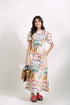 EMGEE by Get Spotted: Katrina Maxi Dress in Pamana Postmark Fabric