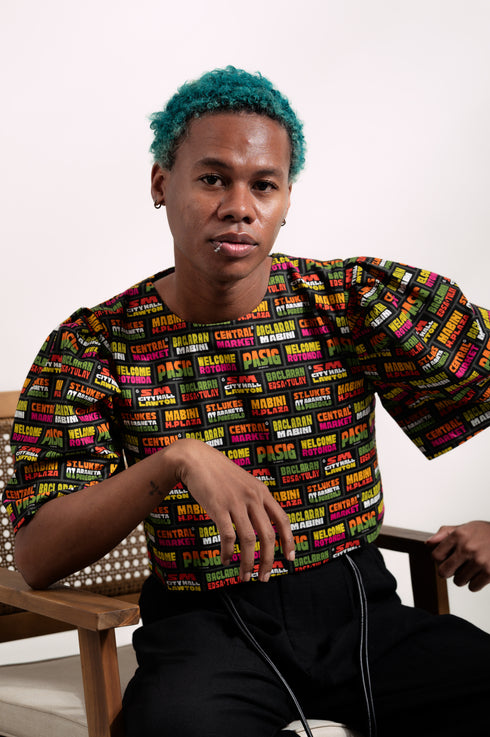 EMGEE by Get Spotted: Gabriela Top in Para Po Fabric