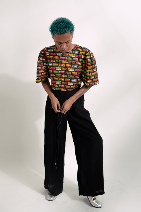 EMGEE by Get Spotted: Gabriela Top in Para Po Fabric