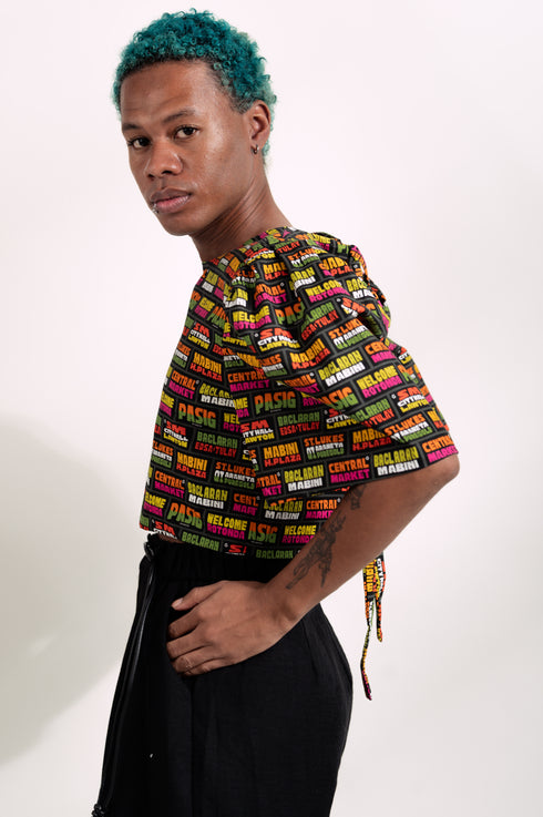 EMGEE by Get Spotted: Gabriela Top in Para Po Fabric