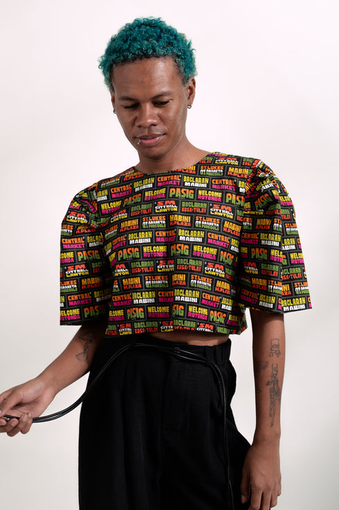 EMGEE by Get Spotted: Gabriela Top in Para Po Fabric