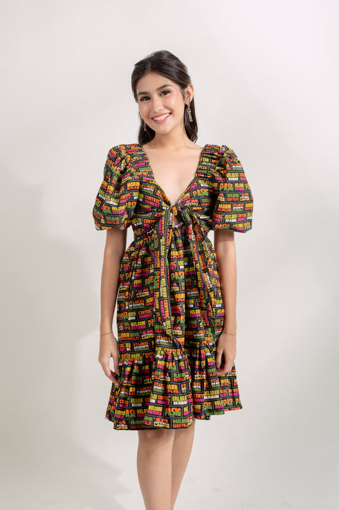 EMGEE by Get Spotted: Maria Dress in Para Po Fabric