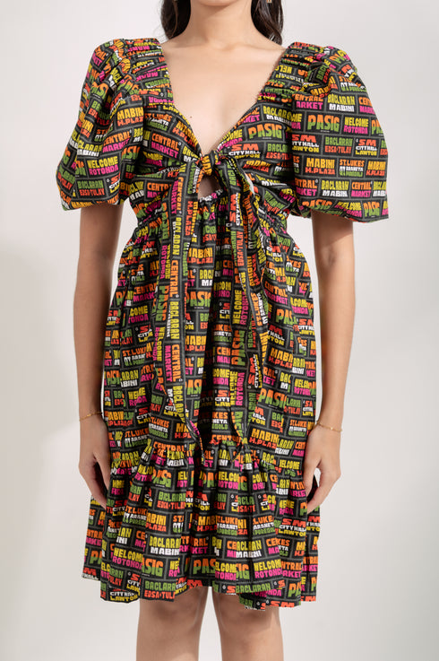 EMGEE by Get Spotted: Maria Dress in Para Po Fabric