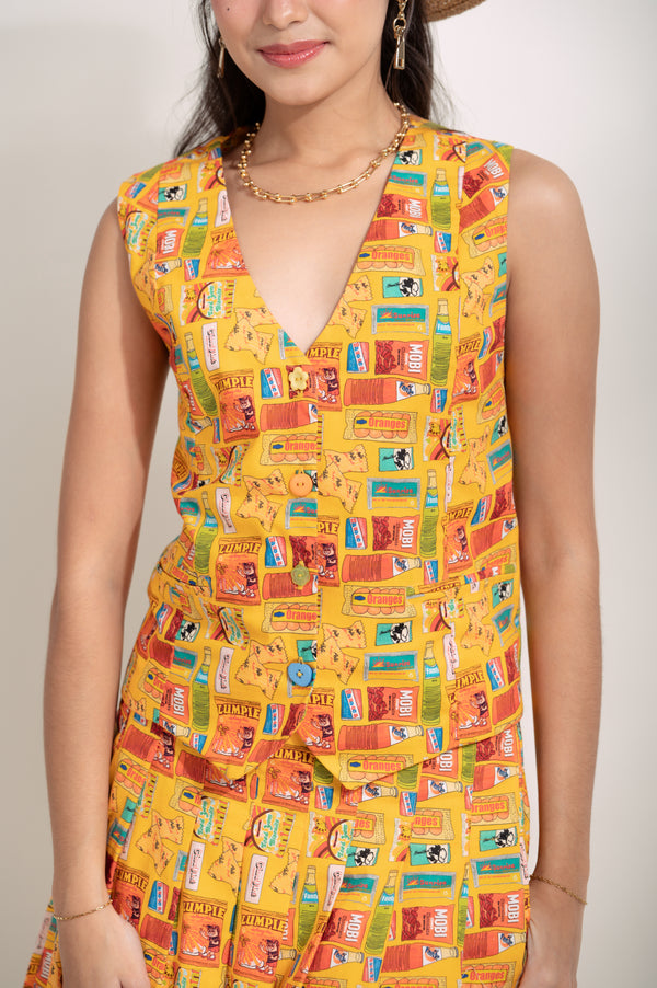 EMGEE by Get Spotted: Cecilia Vest in Batang 90s Fabric