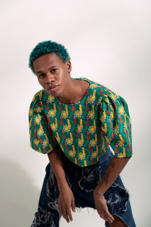 EMGEE by Get Spotted: Gabriela Top in Marilag Fabric