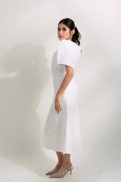 Maud London x Get Spotted: Ressa in White Premium Fabric