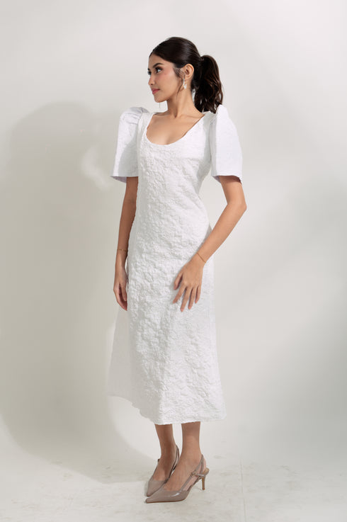 Maud London x Get Spotted: Ressa in White Premium Fabric