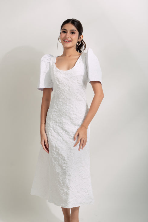 Maud London x Get Spotted: Ressa in White Premium Fabric