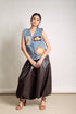 Pre-Holiday 2025: Sky Leather Skirt