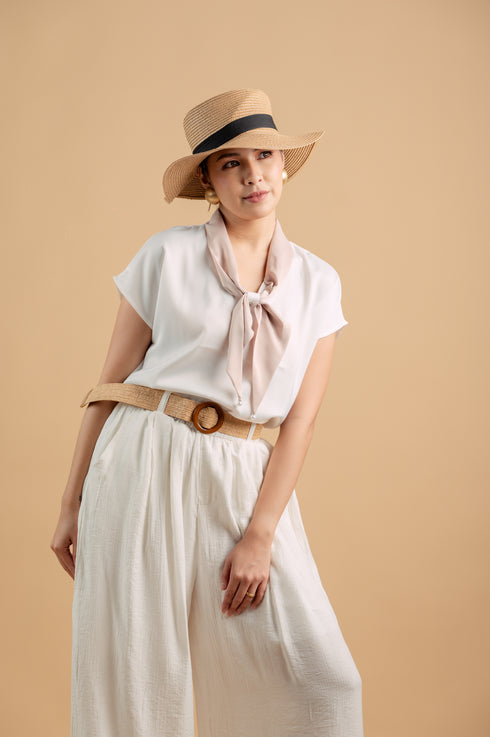 After Six Collection: Salome Scarf Top