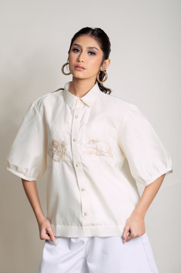 MNL EMGEE by Get Spotted: Mika Unisex Barong