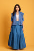 MNL EMGEE by Get Spotted: Kristen Kimono in Blue Hablon