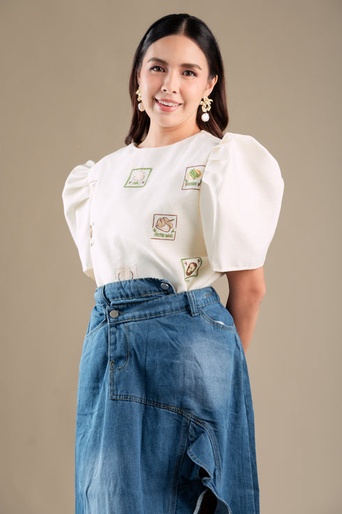 Zen Casuals: Sora Denim Skirt